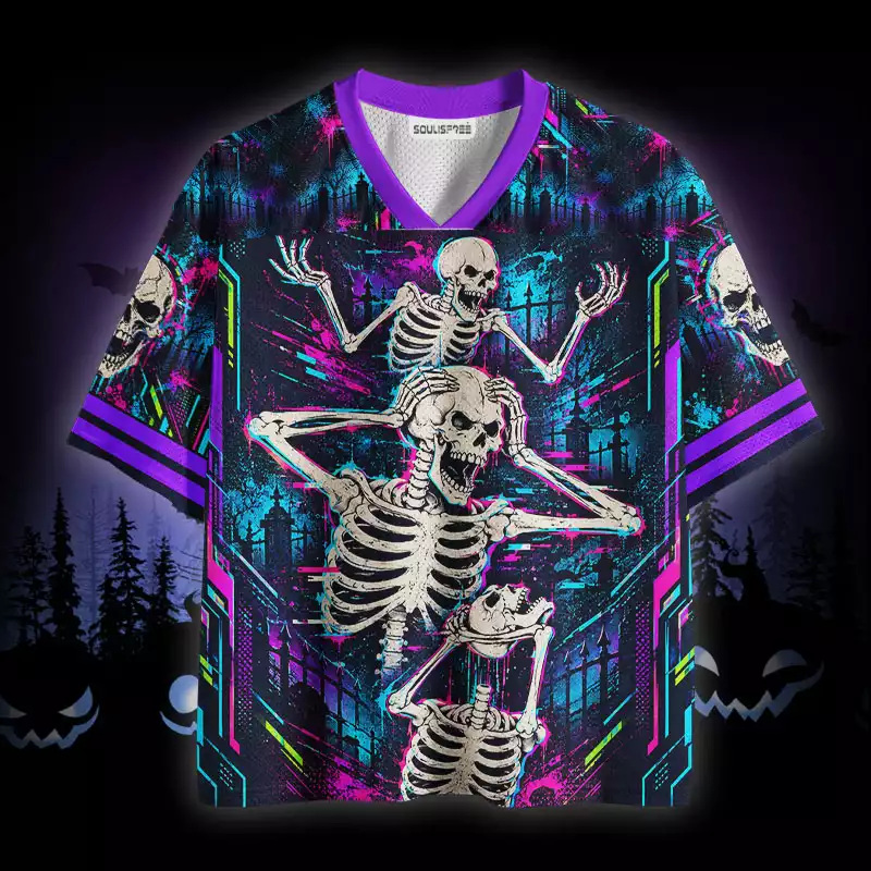 Soulisfree Neon Skeleton Chaos Mesh Jersey