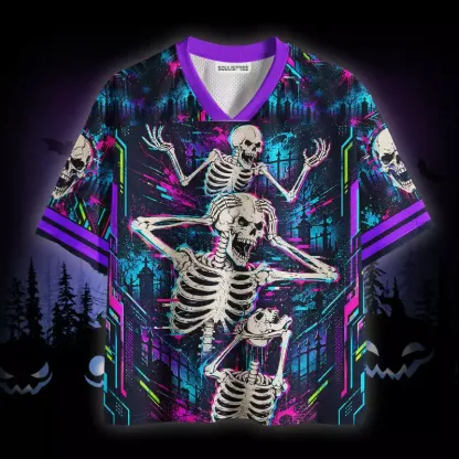 Soulisfree Neon Skeleton Chaos Mesh Jersey