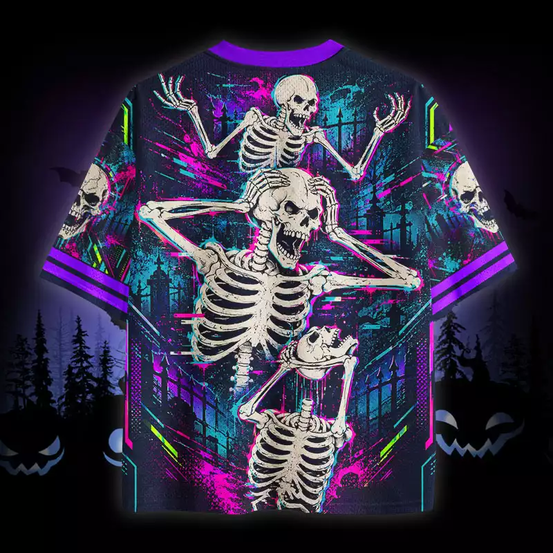 Soulisfree Neon Skeleton Chaos Mesh Jersey