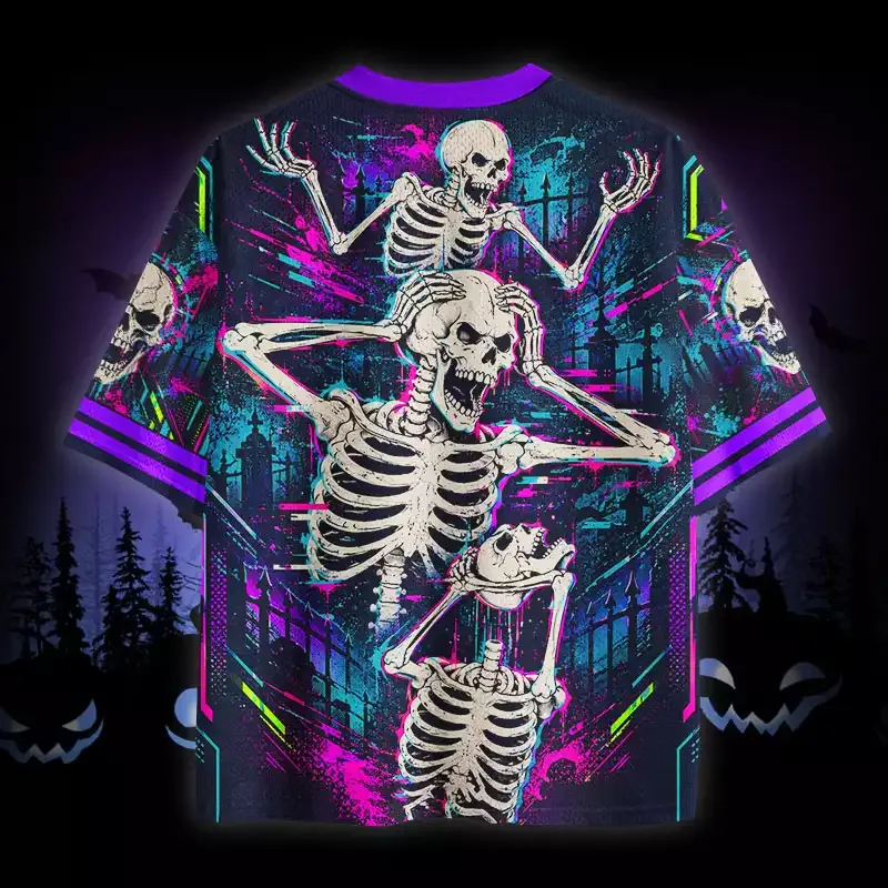Soulisfree Neon Skeleton Chaos Mesh Jersey
