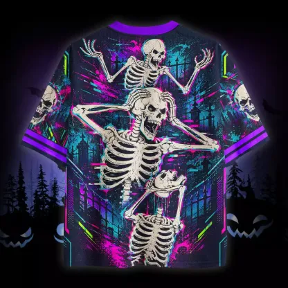 Soulisfree Neon Skeleton Chaos Mesh Jersey