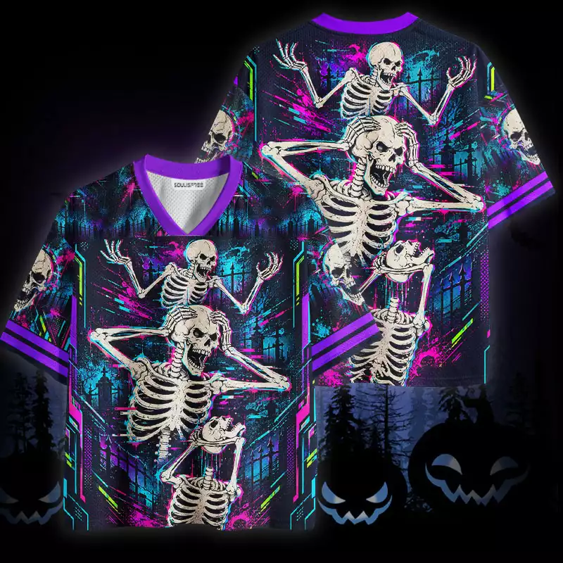 Soulisfree Neon Skeleton Chaos Mesh Jersey