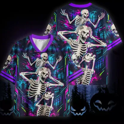 Soulisfree Neon Skeleton Chaos Mesh Jersey