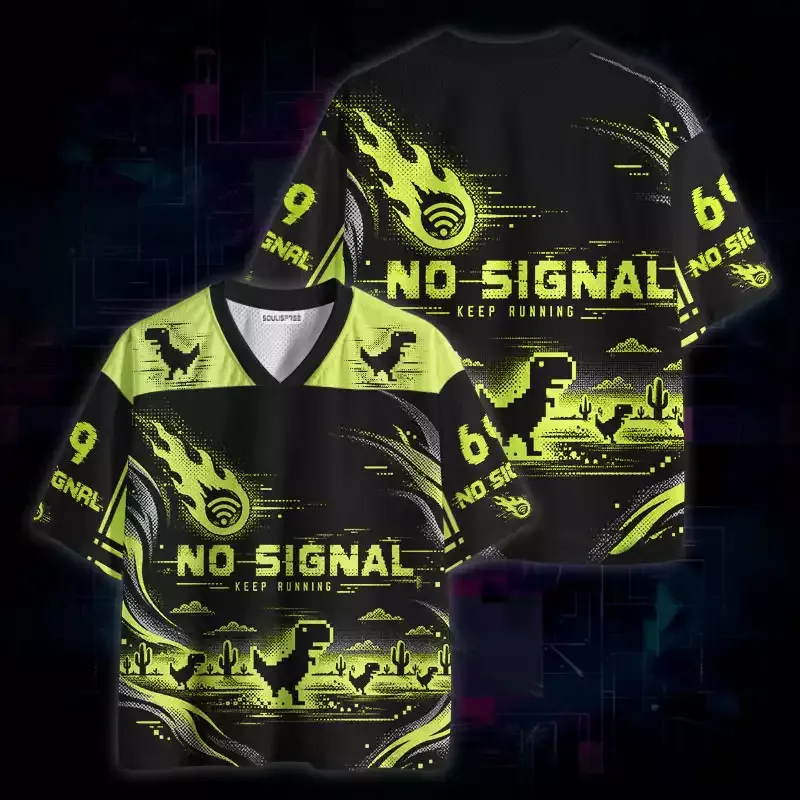 Soulisfree No Signal Keep Running Mesh Jersey