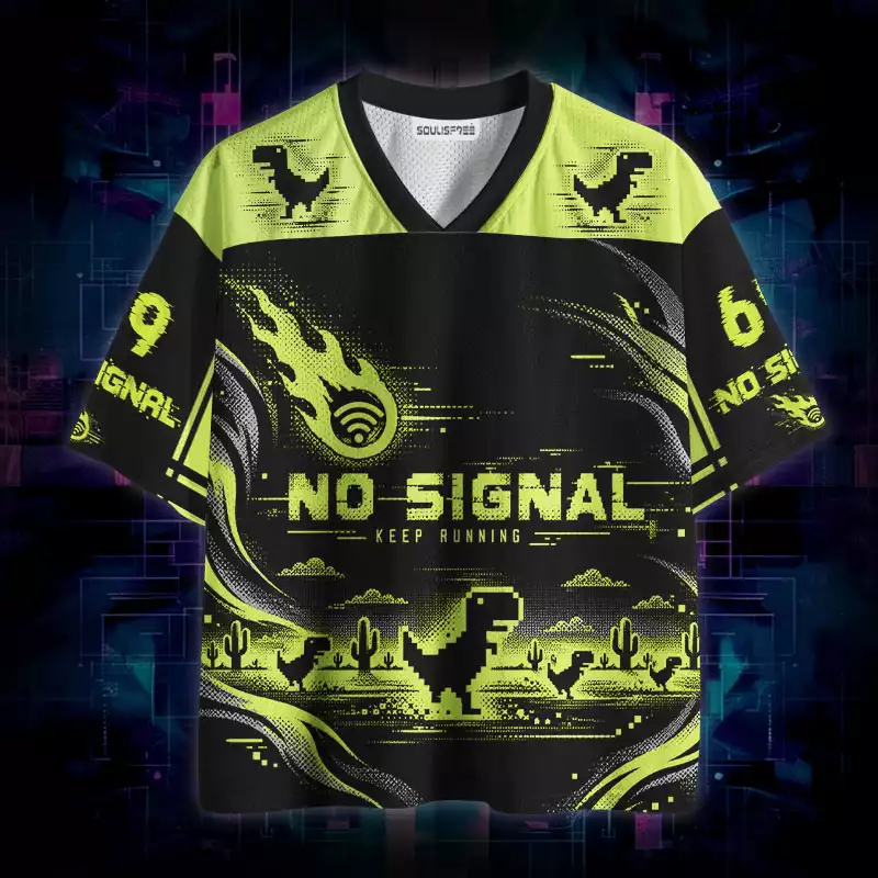 Soulisfree No Signal Keep Running Mesh Jersey