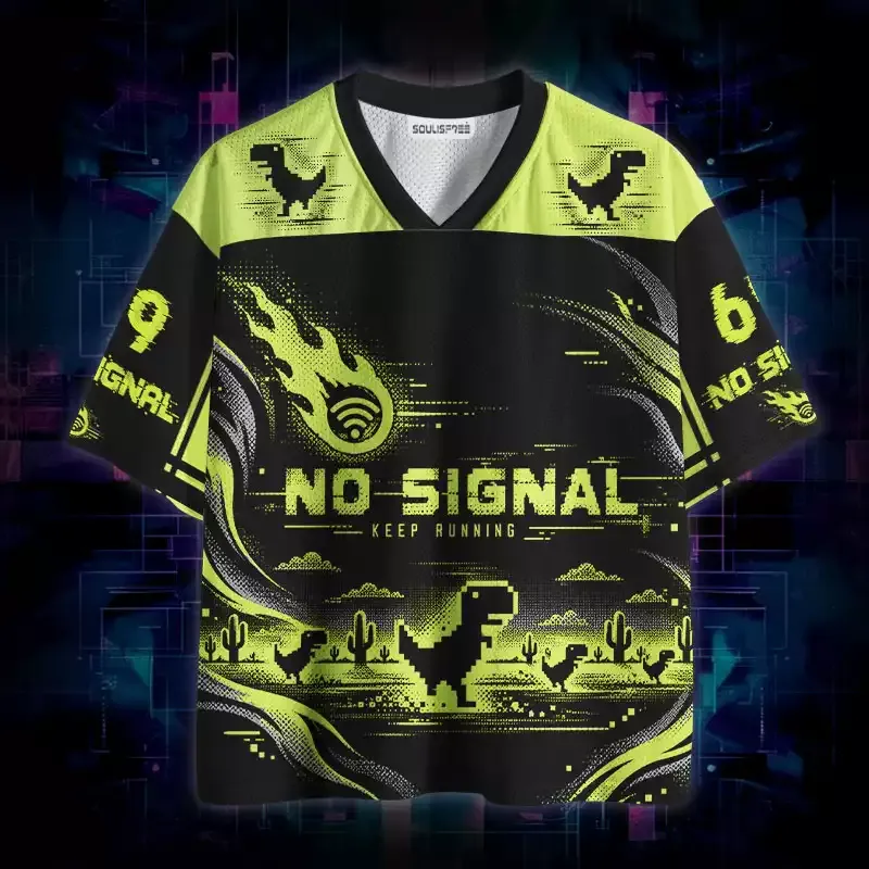 Soulisfree No Signal Keep Running Mesh Jersey
