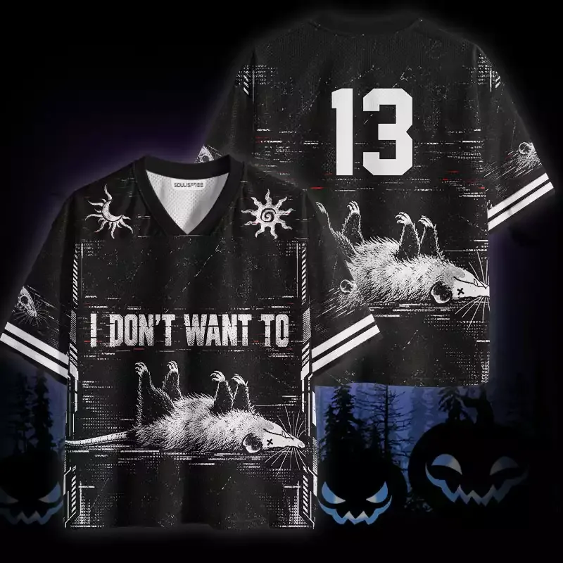 Soulisfree Opossum I Don't Want To Mesh Jersey