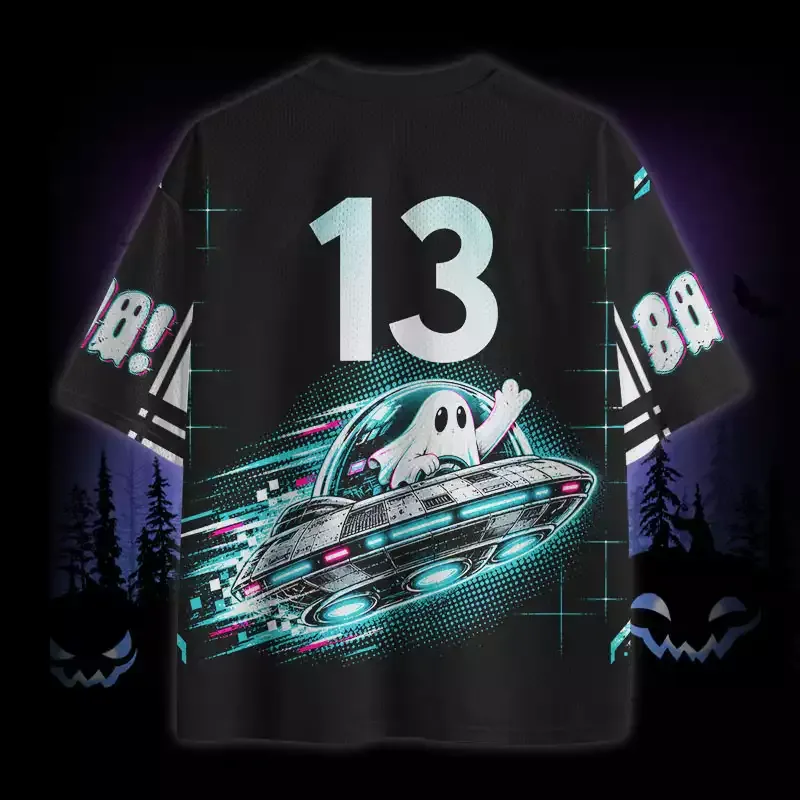 Soulisfree Out Of This Boo Mesh Jersey