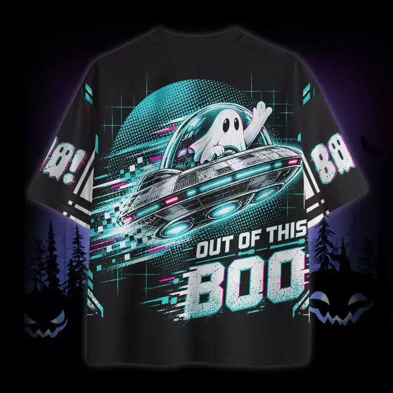 Soulisfree Out Of This Boo Mesh Jersey
