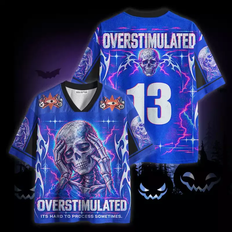 Soulisfree Overstimulated Its Hard To Process Somtime Mesh Jersey