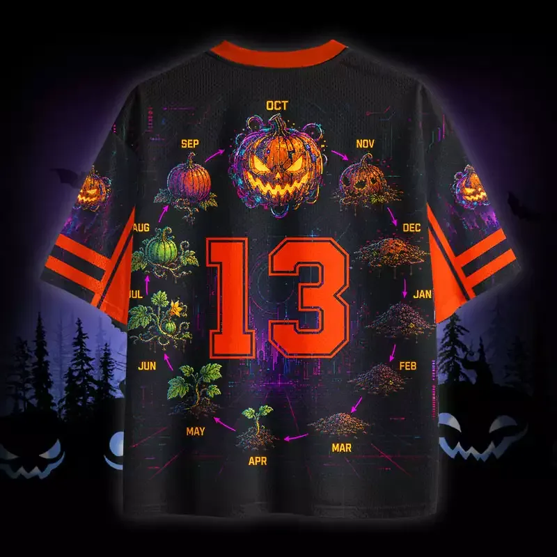 Soulisfree Pumpkin Life Cycle Mesh Jersey