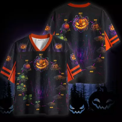 Soulisfree Pumpkin Life Cycle Mesh Jersey