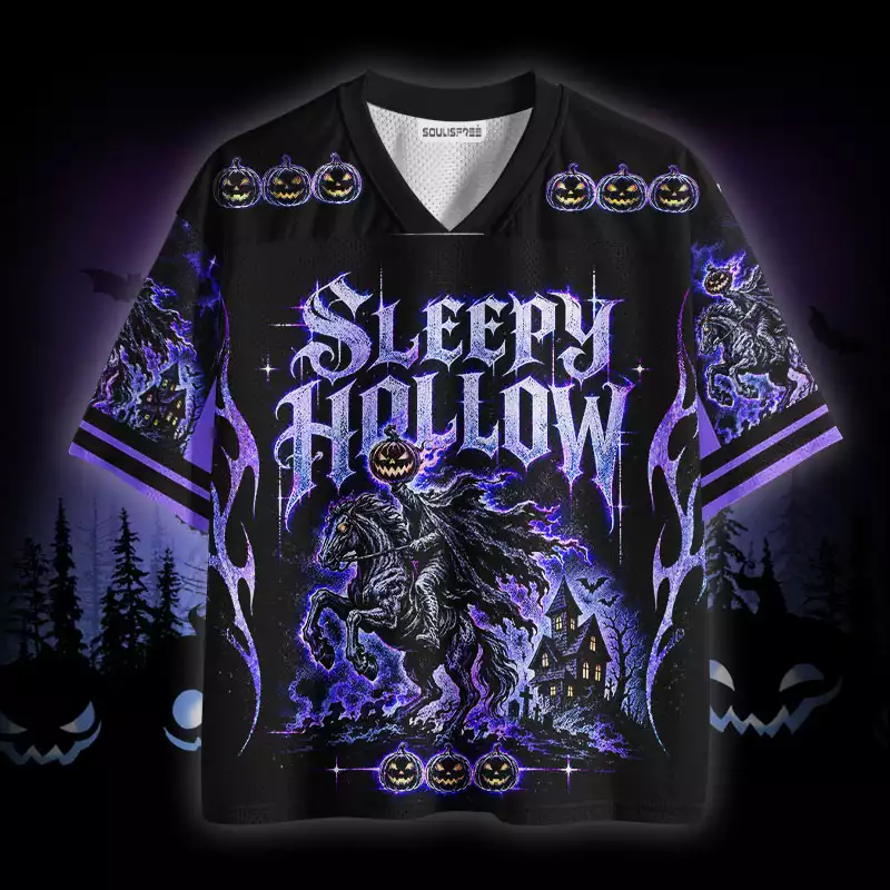 Soulisfree Pumpkin Sleepy Hollow Mesh Jersey