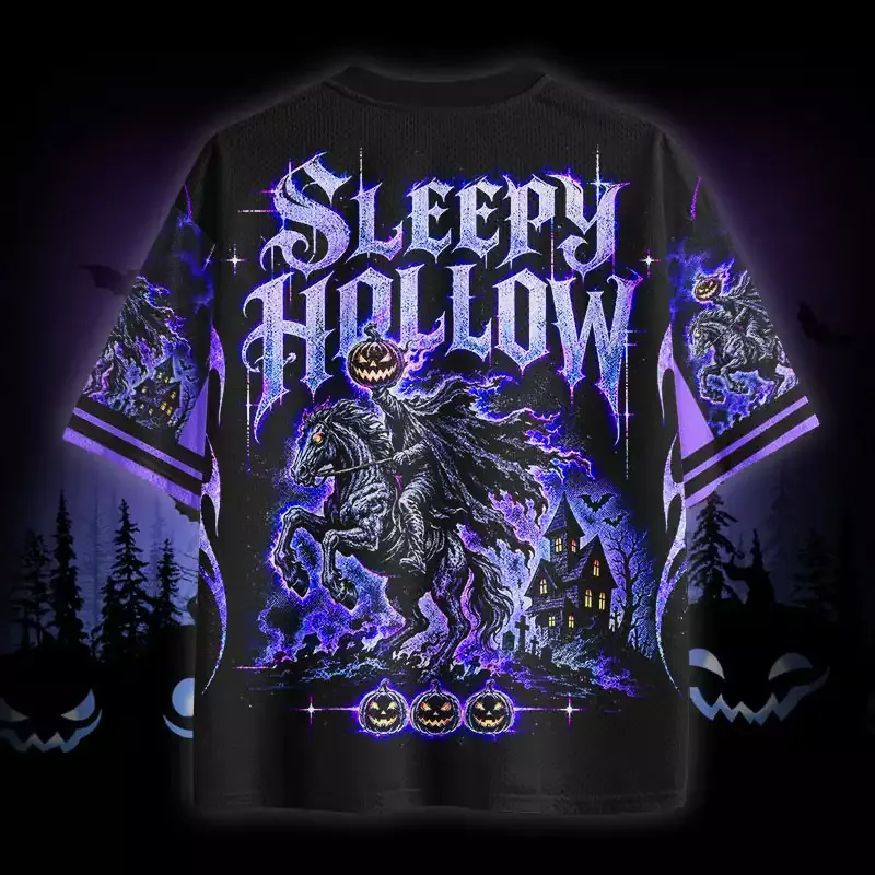 Soulisfree Pumpkin Sleepy Hollow Mesh Jersey