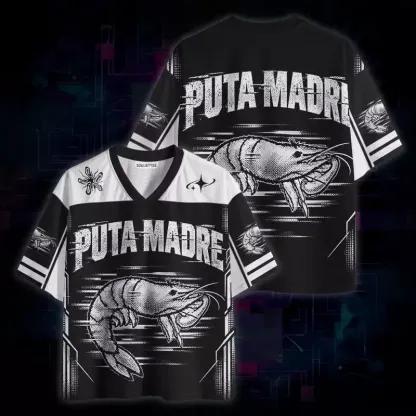 Soulisfree Puta Madre Glitch Shrimp Mesh Jersey