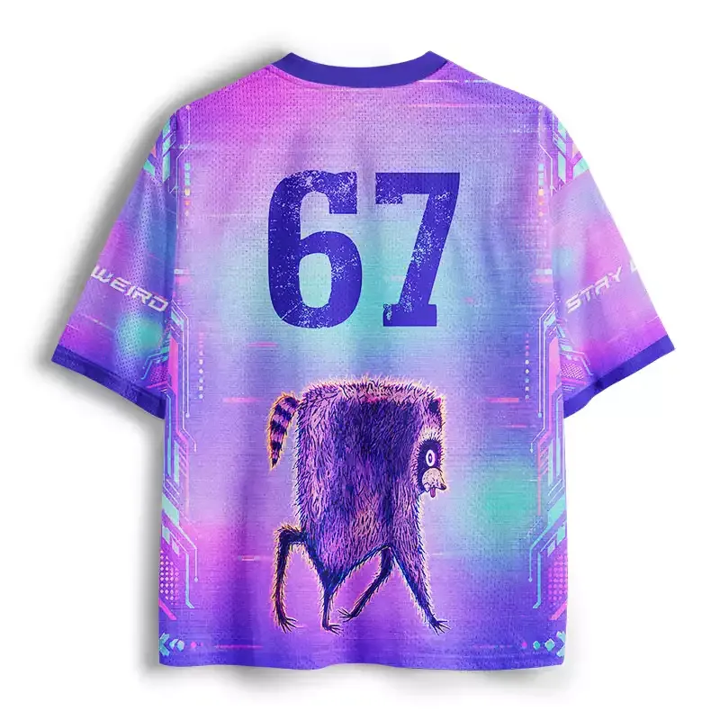 Soulisfree Racoon Stay Weird Mesh Jersey
