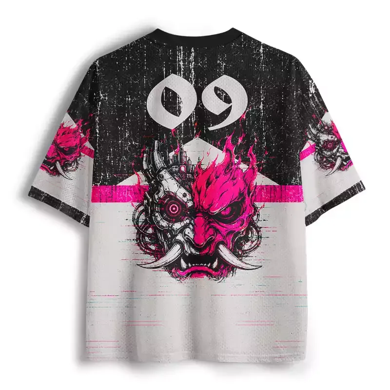 Soulisfree Raised On 90s Neon Chaos Mesh Jersey