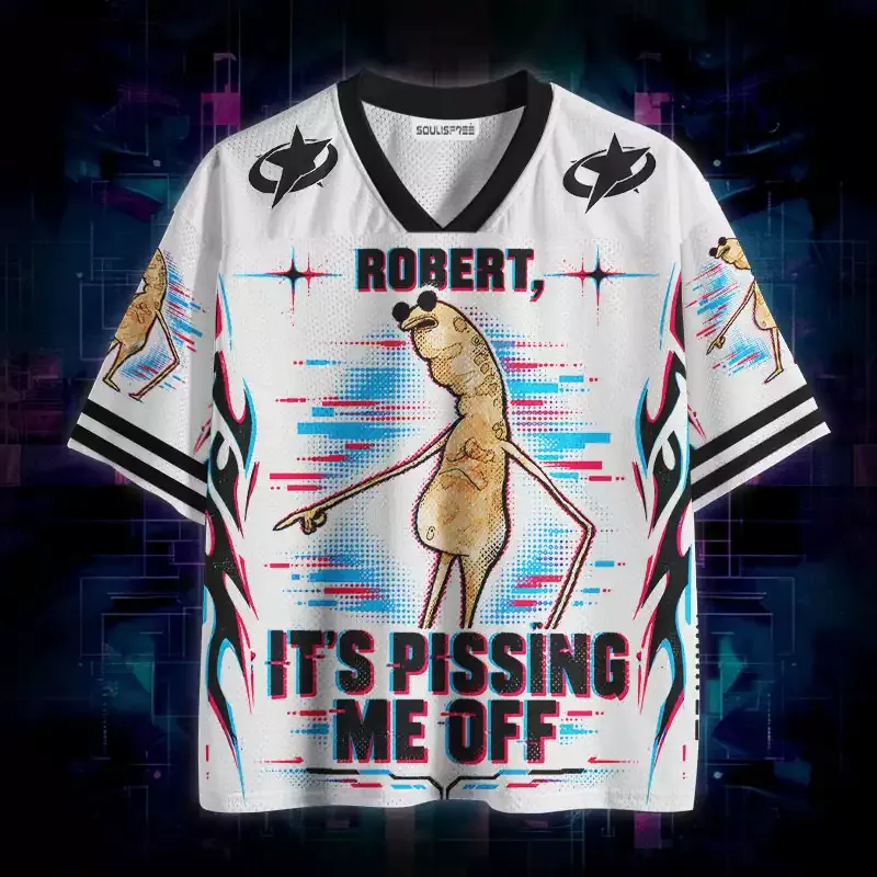 Soulisfree Robert It's Pissing Me Off Mesh Jersey