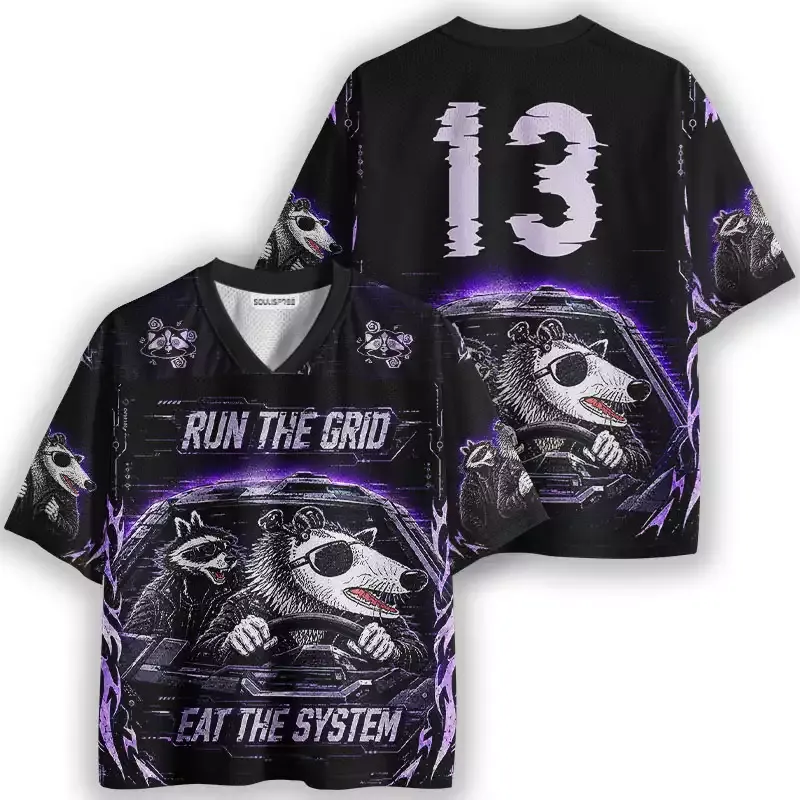 Soulisfree Run The System Mesh Jersey