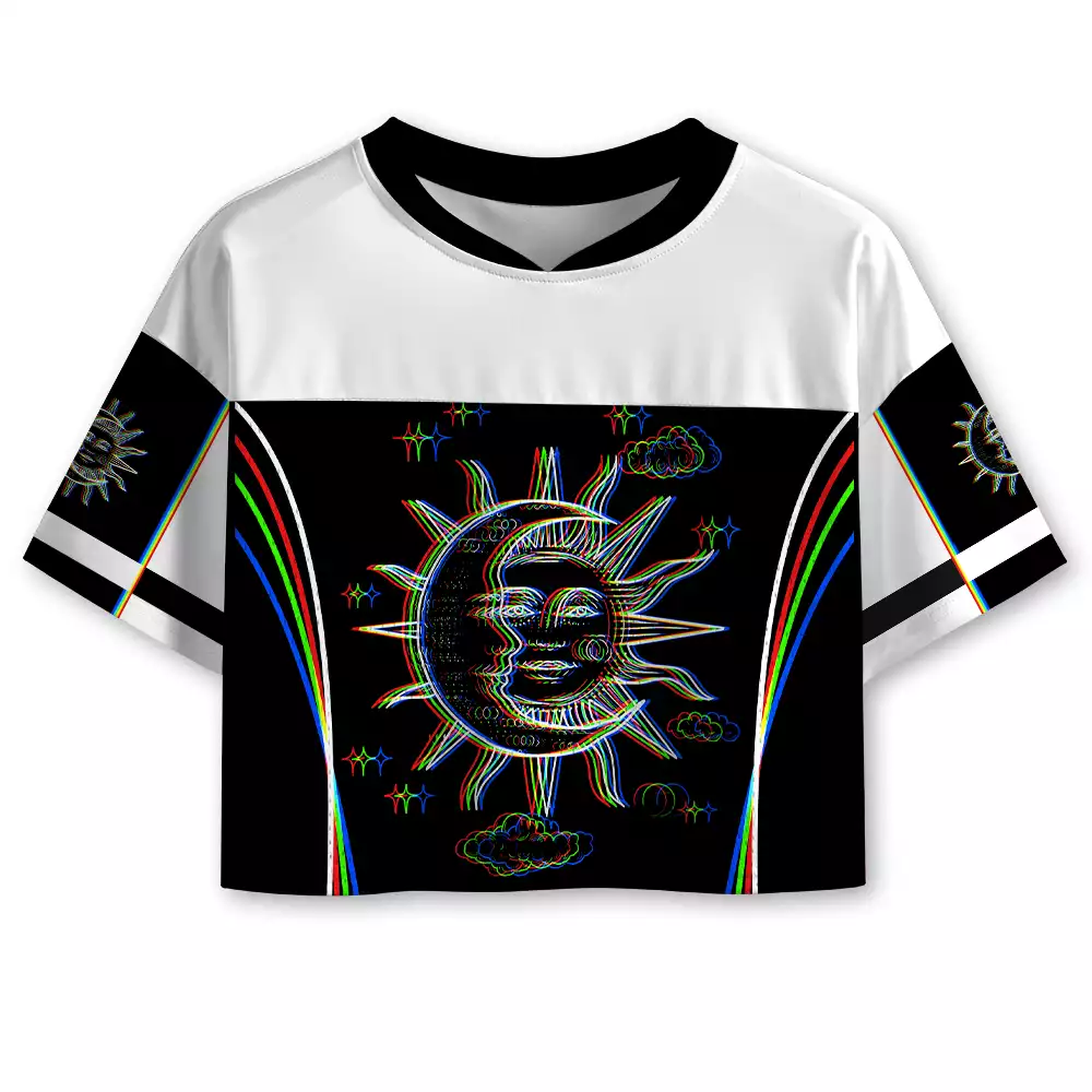Soulisfree Eclipse of the Soul Cropped Mesh Jersey