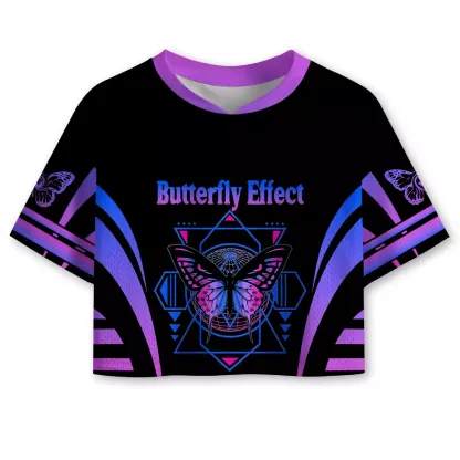 Soulisfree Chaos Theory Cropped Mesh Jersey