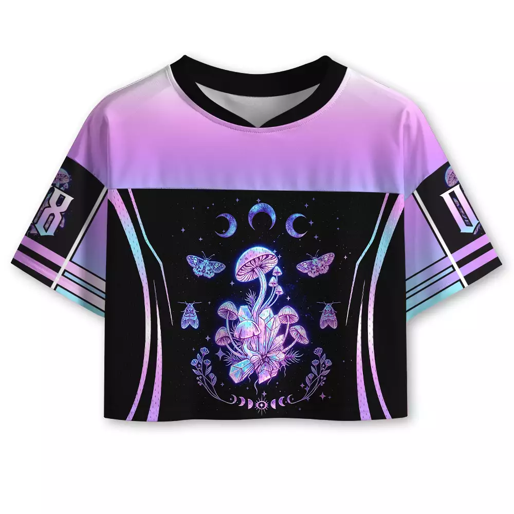 Soulisfree Lunar Fungi Cropped Mesh Jersey