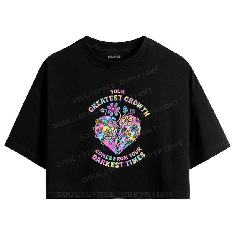 Soulisfree Heart of Growth Crop Tee