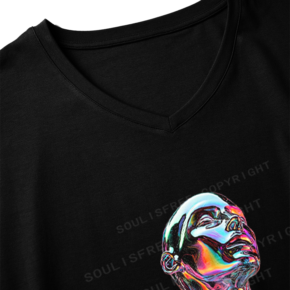 Soulisfree 3D Head Interface  Dolman Sleeve Top