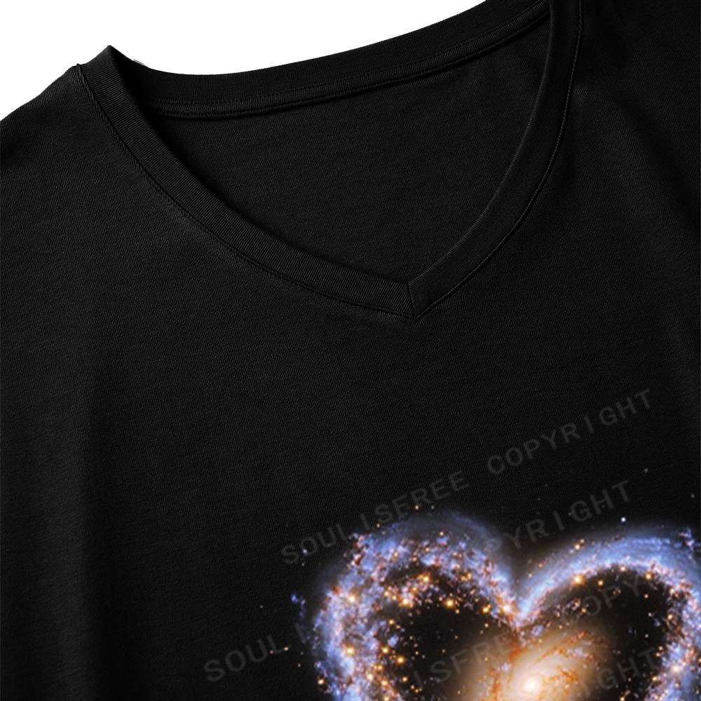 Soulisfree Astrophilia Heart Galaxy  Dolman Sleeve Top