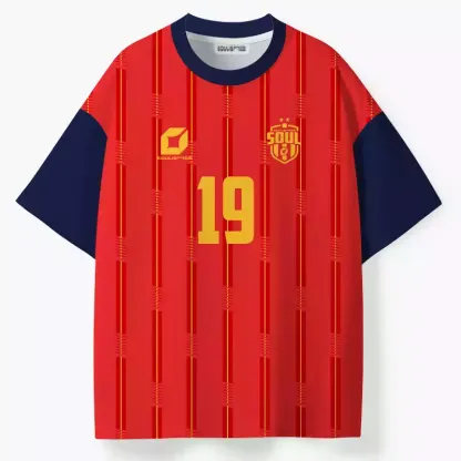 Soulisfree Crimson Force ECO‑PERF Graphic Tee