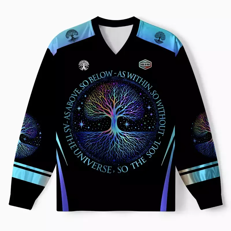 Designed Soulisfree As Above, So Below Long Sleeve Jersey