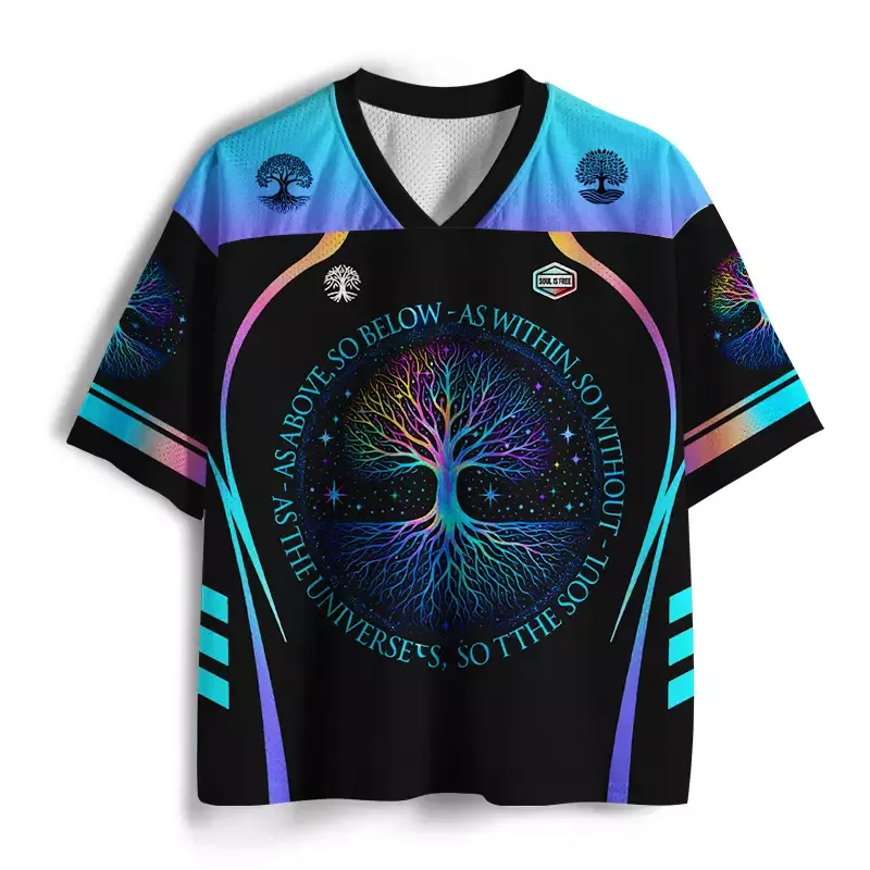 Designed Soulisfree As Above, So Below Mesh Jersey