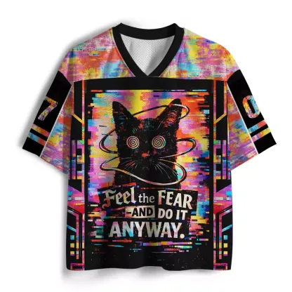 Soulisfree FEEL THE FEAR AND DO IT ANYWAY Mesh Jersey