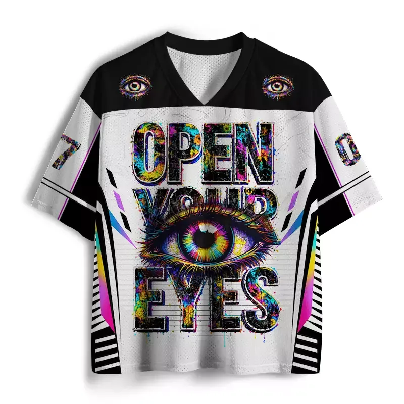 Designed Soulisfree OPEN YOUR EYES — Awakening Mesh Jersey