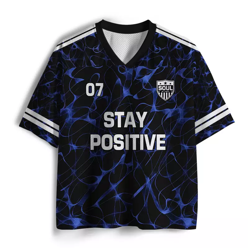 Soulisfree STAY POSITIVE — Electric Mindset Mesh Jersey