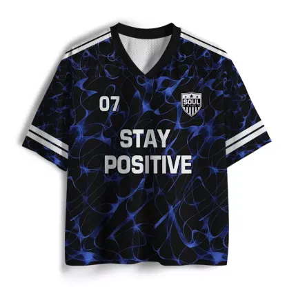 Soulisfree STAY POSITIVE — Electric Mindset Mesh Jersey