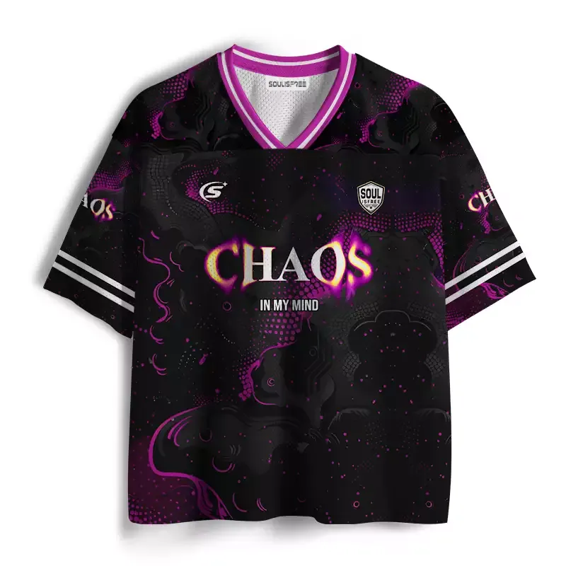 Designed Soulisfree Chaos In My Mind Mesh Jersey