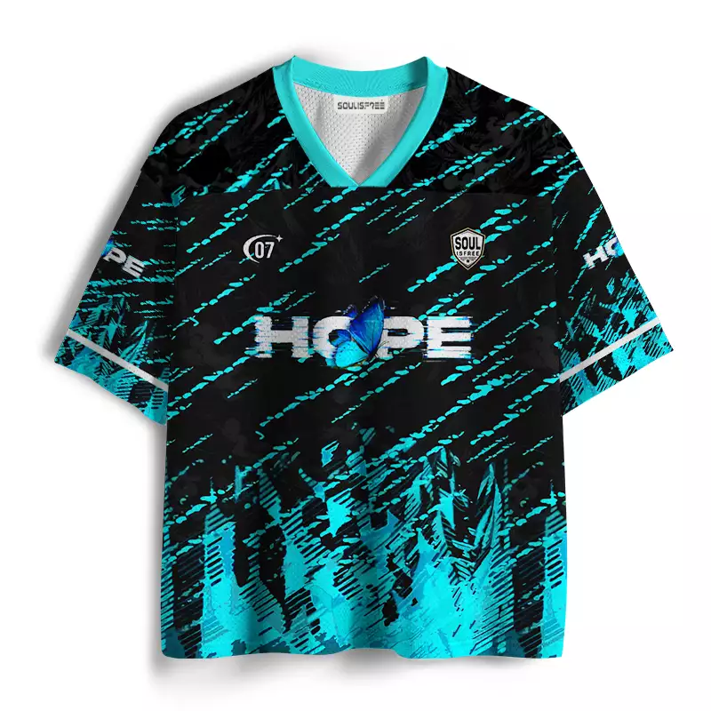 Soulisfree HOPE — Neon Renewal Pulse Mesh Jersey