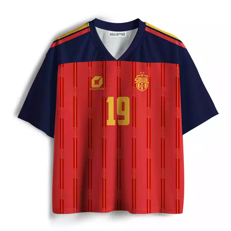 Soulisfree Crimson Force Mesh Jersey