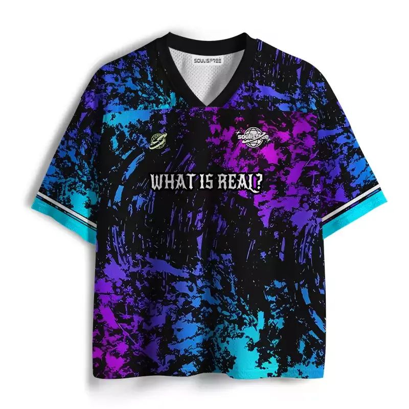 Designed Soulisfree What Is Real ? Mesh Jersey