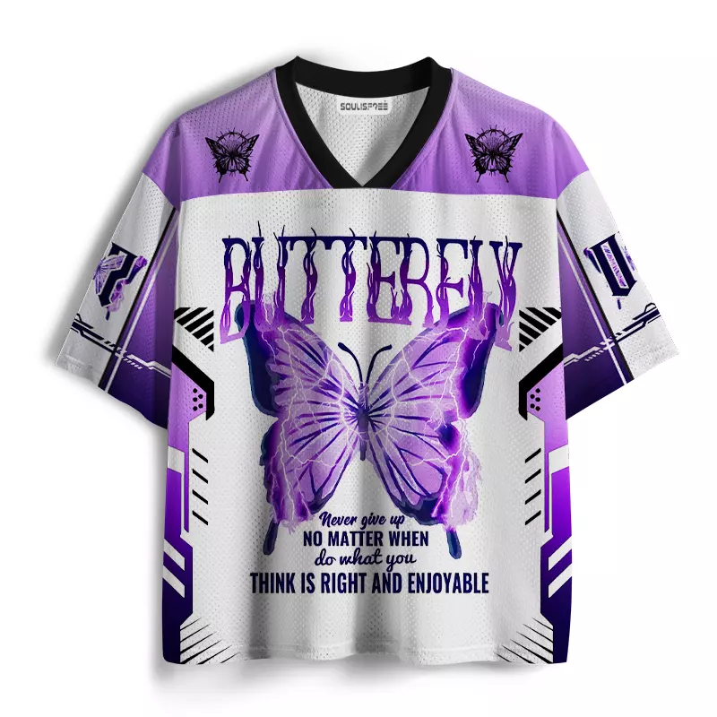 Soulisfree Never Give Up  Mesh Jersey