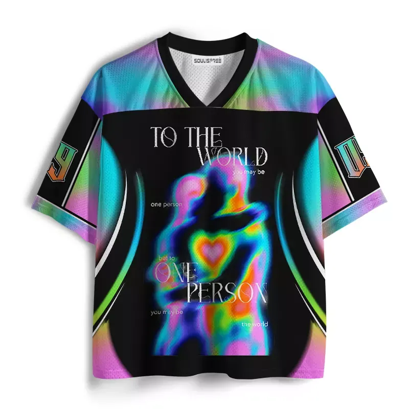 Designed Soulisfree You Are My World Mesh Jersey