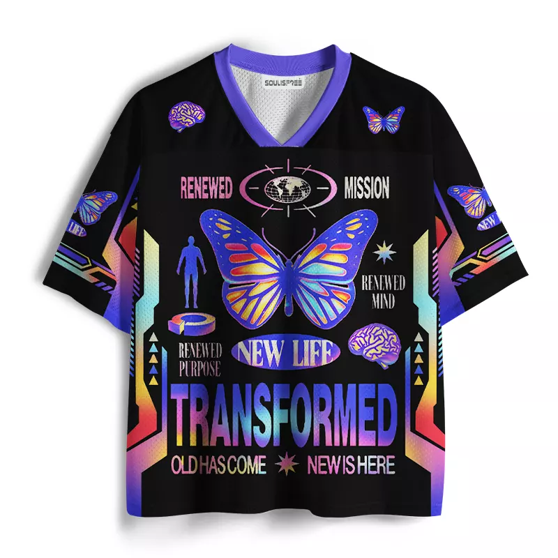 Soulisfree Transformed Butterfly Mesh Jersey