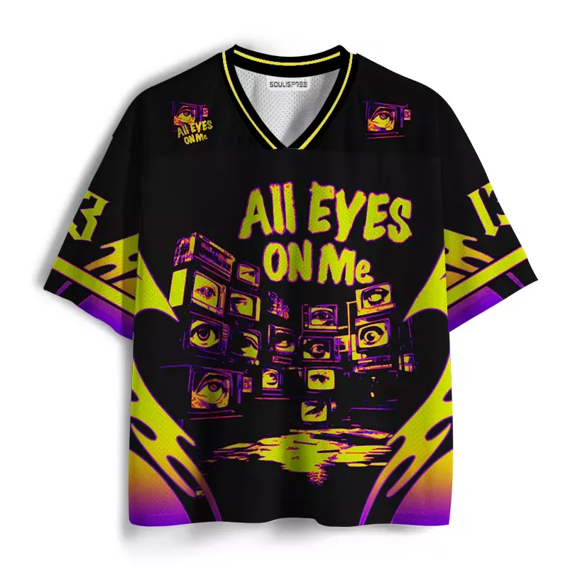 Designed Soulisfree All Eyes On Me Graphic Mesh Jersey