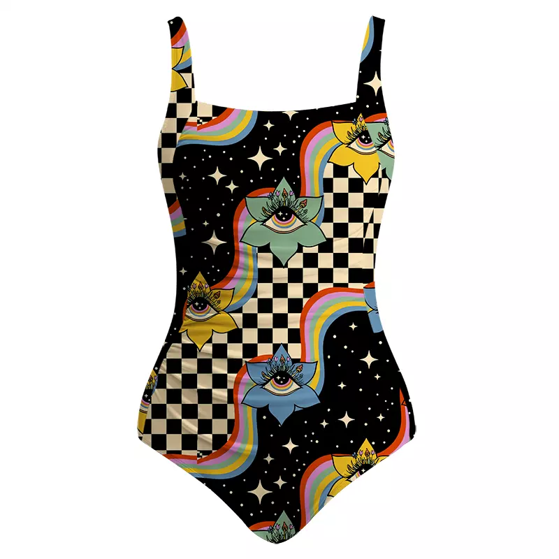 Soulisfree Vision Trip One‑Piece Swimsuit