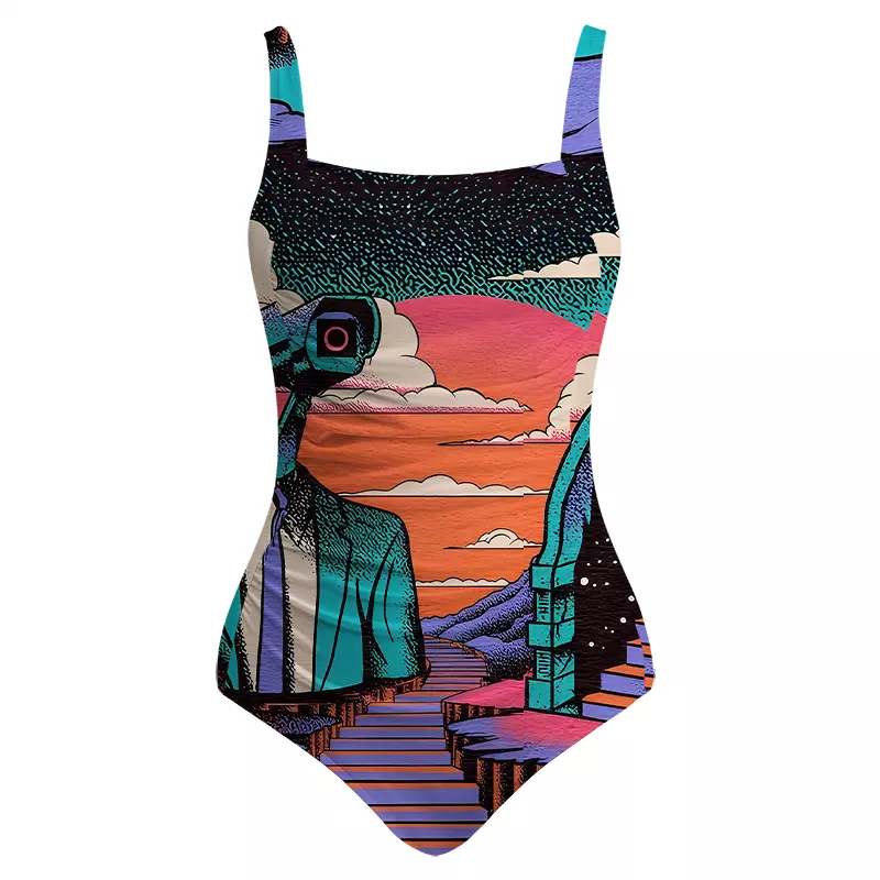 Soulisfree The Watcher in the Twilight One‑Piece Swimsuit