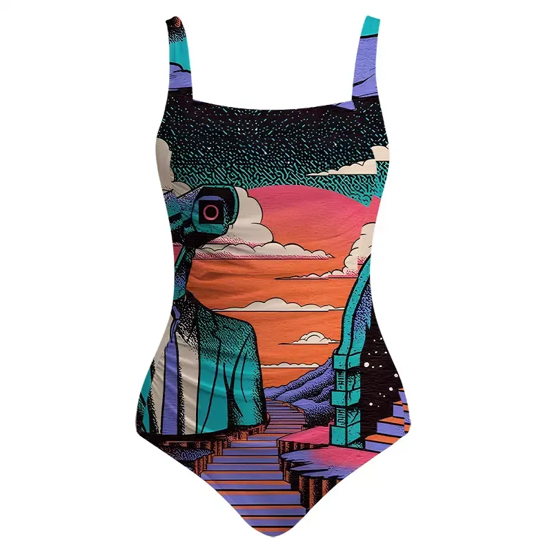 Soulisfree The Watcher in the Twilight One‑Piece Swimsuit