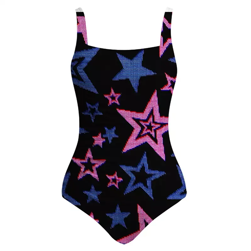 Soulisfree Glow-In-The-Dark Stars One‑Piece Swimsuit