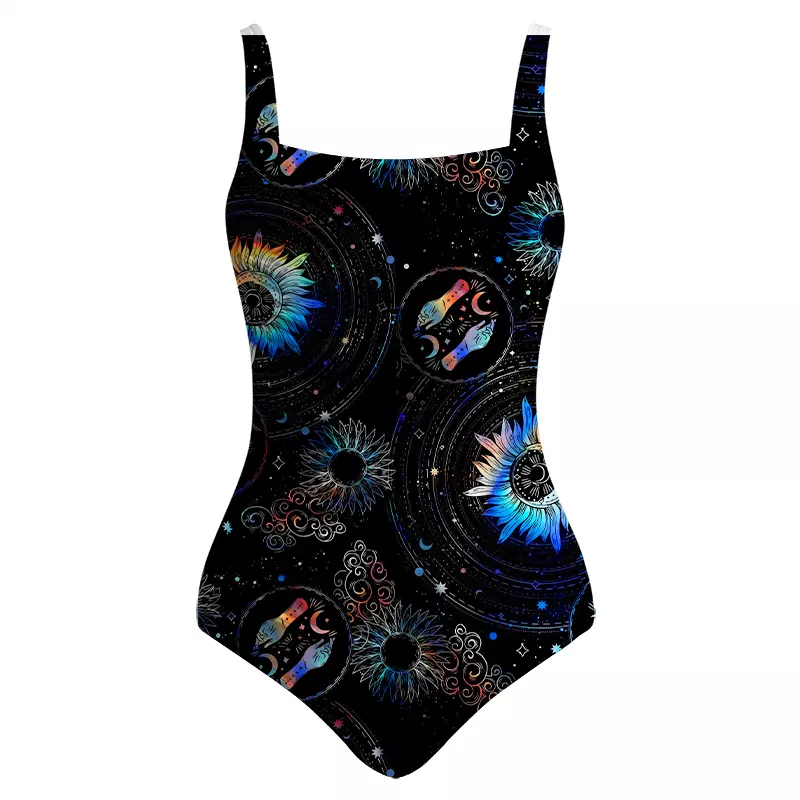 Soulisfree Galactic Whirl One‑Piece Swimsuit