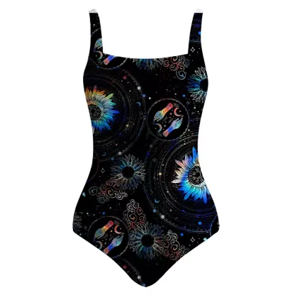 Soulisfree Galactic Whirl One‑Piece Swimsuit